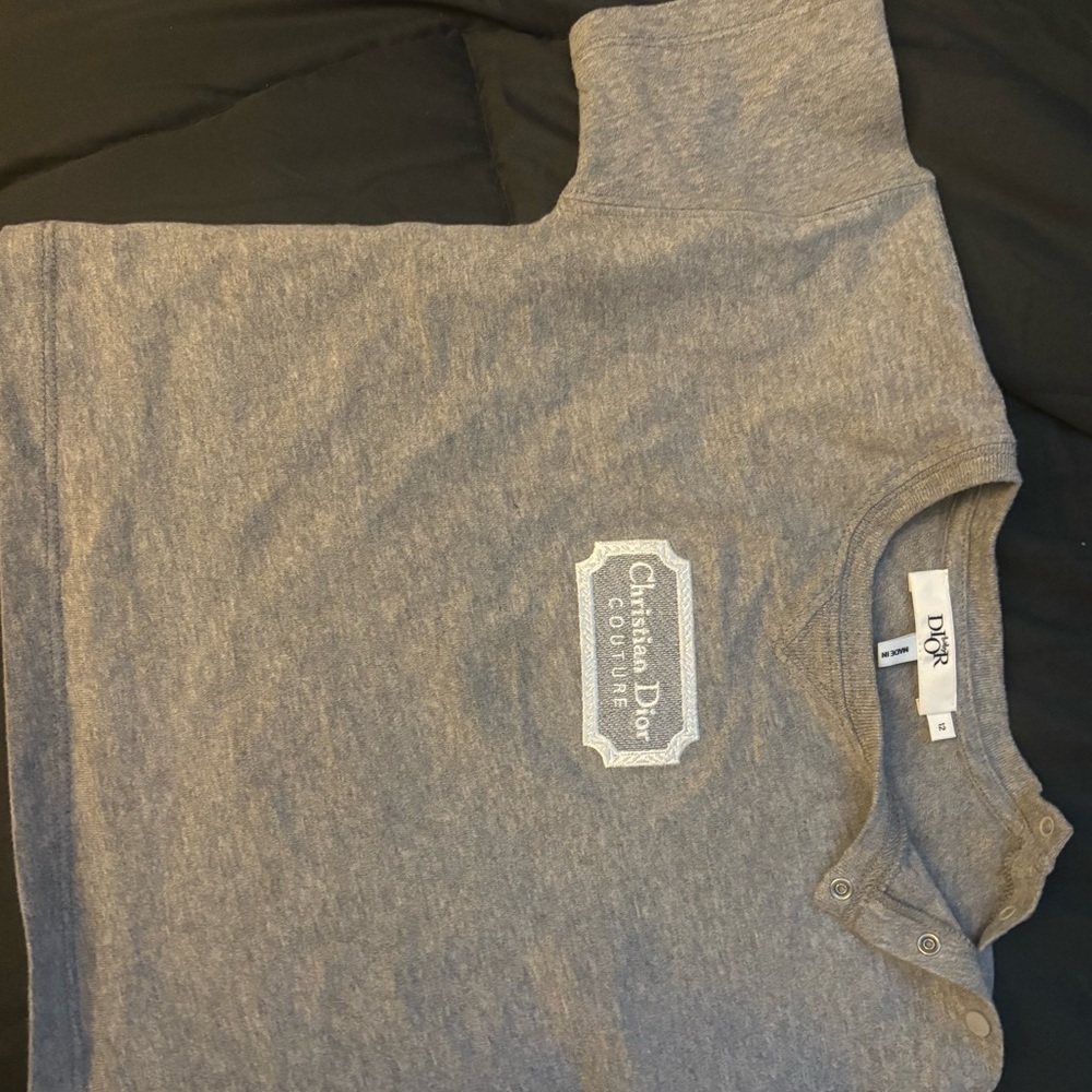 Infant Dior gray T-shirt